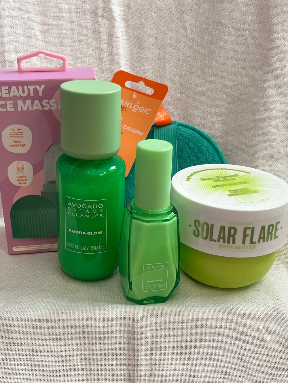 Amora Glow Avocado Creamy Cleanser & Serum Bundle